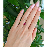 1.00 Ct. Ruby from Mozambique Life Style