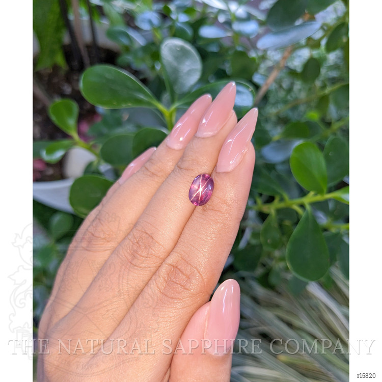 3.49 Ct. Star Ruby from Tanzania