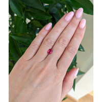 1.38 Ct. Ruby from Mozambique Life Style