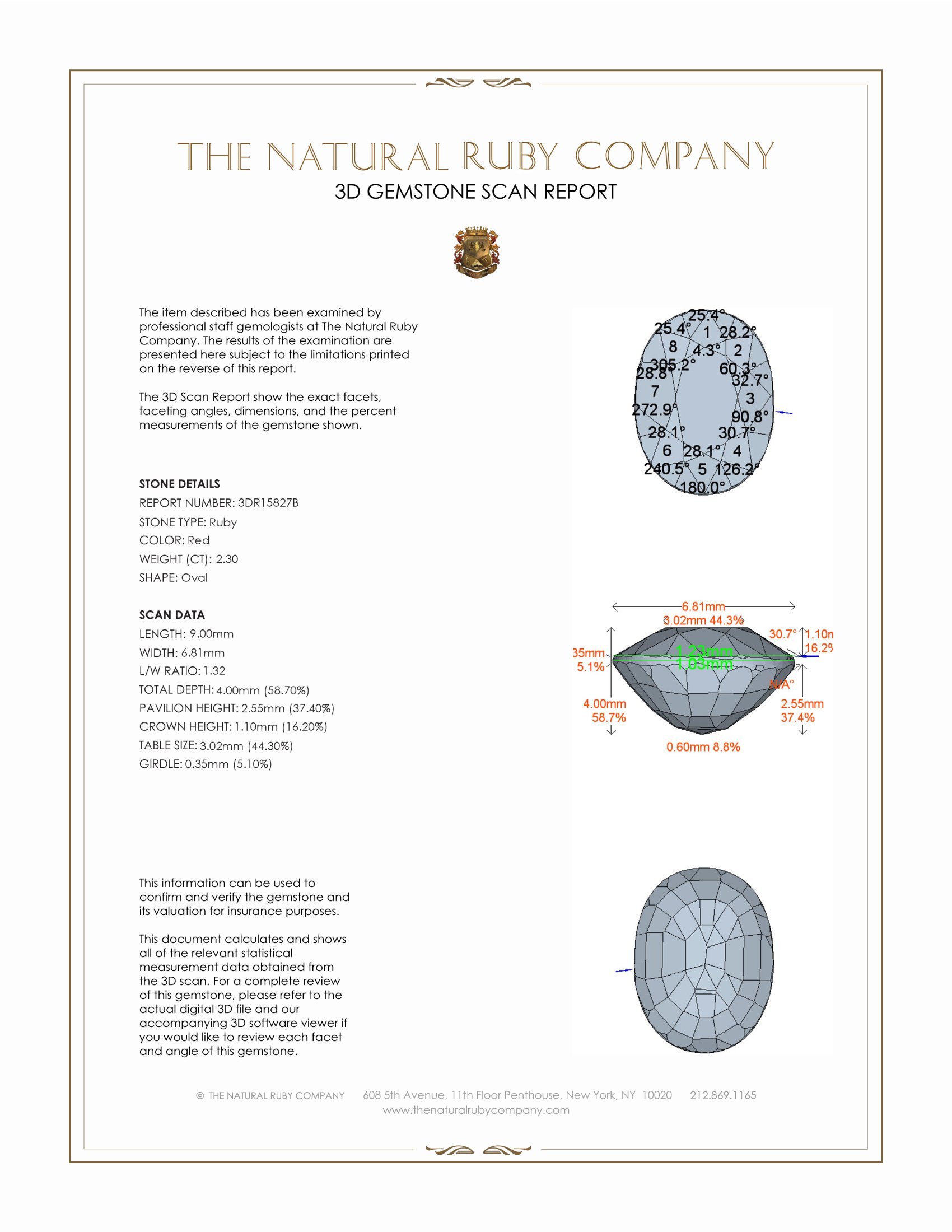 2.30 Ct. Ruby from Mozambique