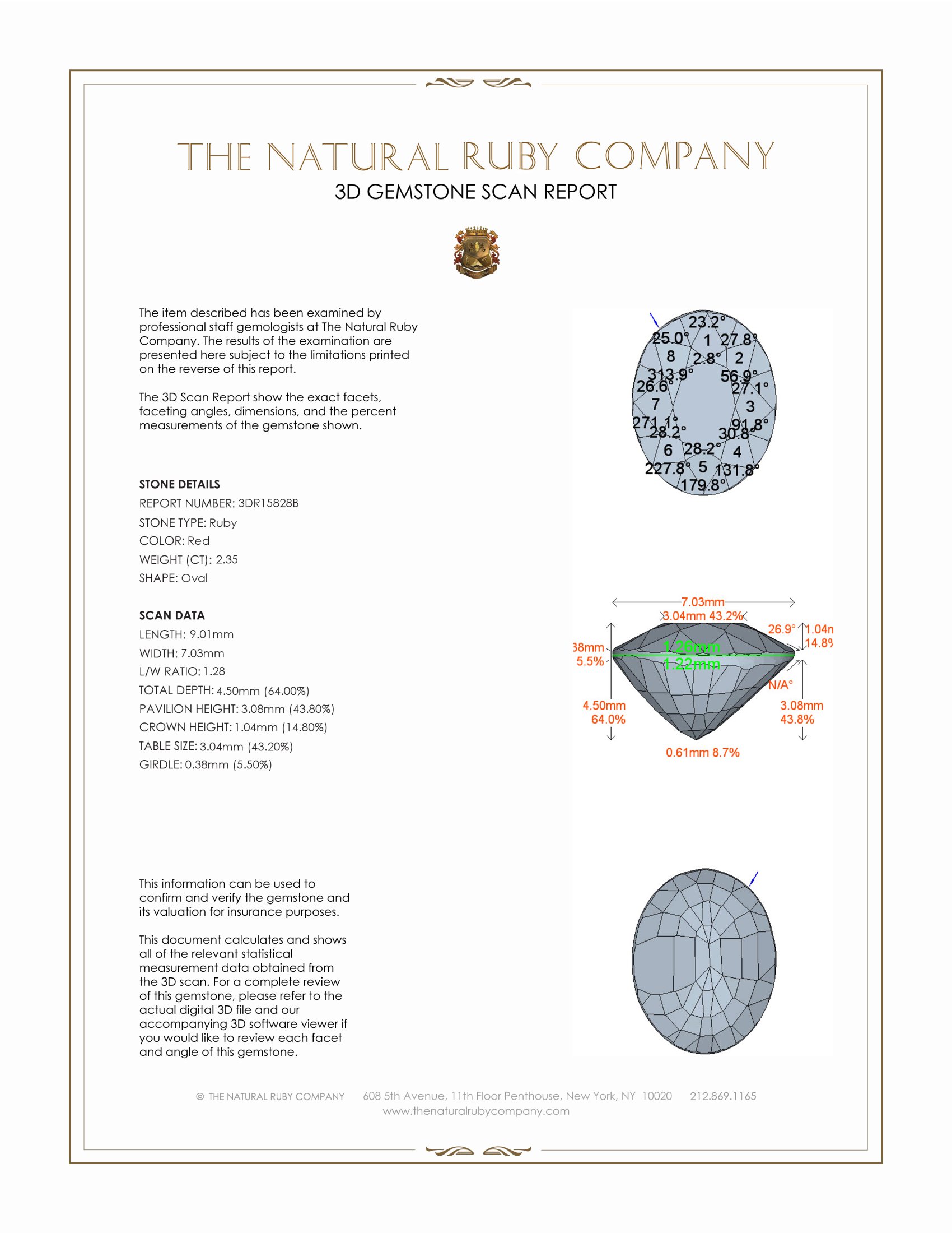 2.35 Ct. Ruby from Mozambique