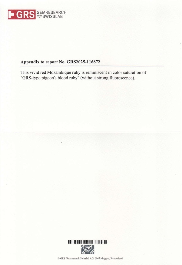 2.35 Ct. Ruby from Mozambique