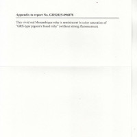 3.52 Ct. Ruby from Mozambique Scan Report