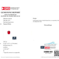 5.01 Ct. Ruby from Mozambique Scan Report