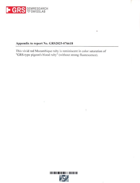 5.01 Ct. Ruby from Mozambique