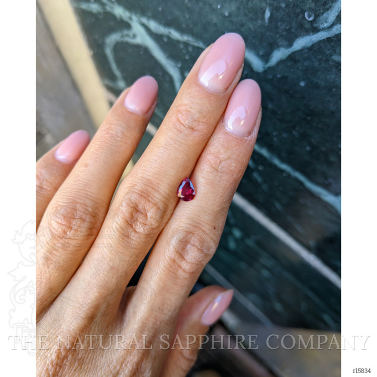 0.71 Ct. Ruby from Ceylon (Sri Lanka)