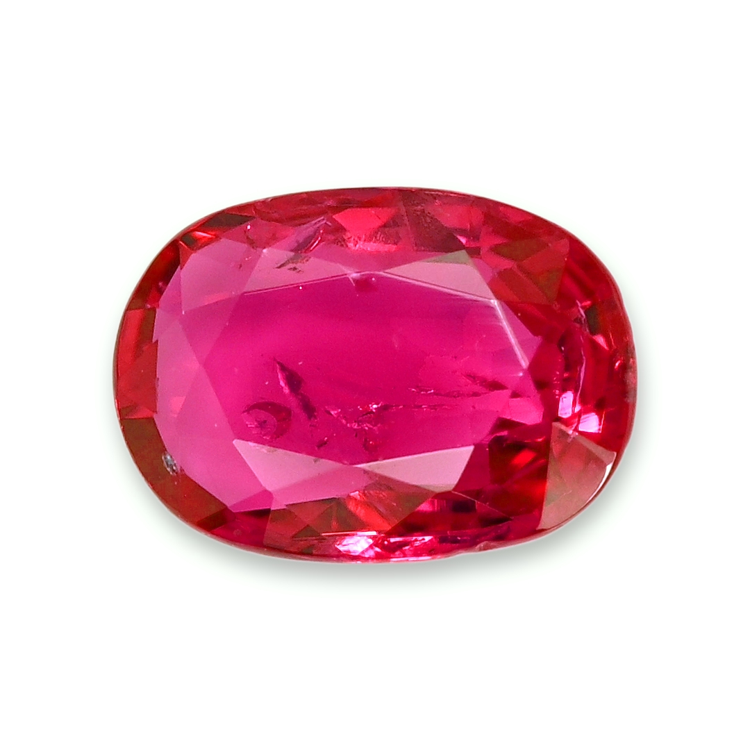 【Ruby】残り11点 Loose Ruby - Oval 0.65 Ct. - #R15835 | The Natural Ruby Company