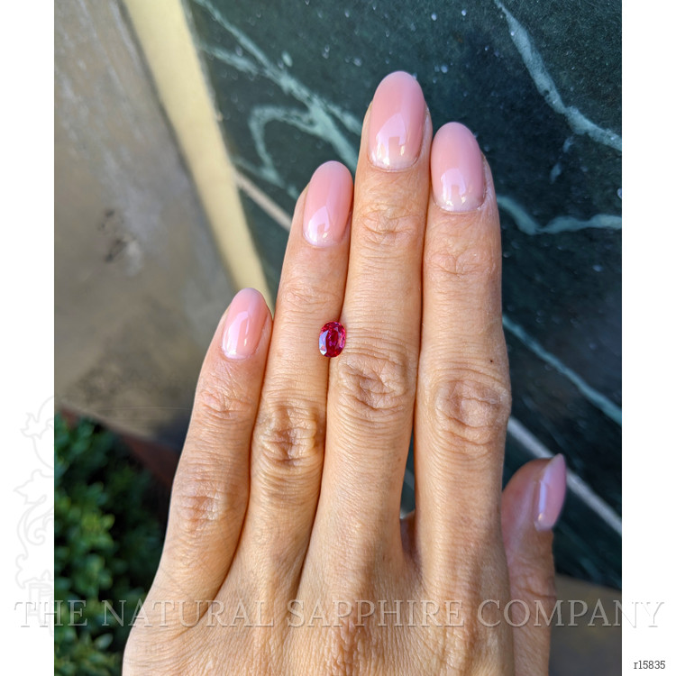 0.65 Ct. Ruby from Ceylon (Sri Lanka)