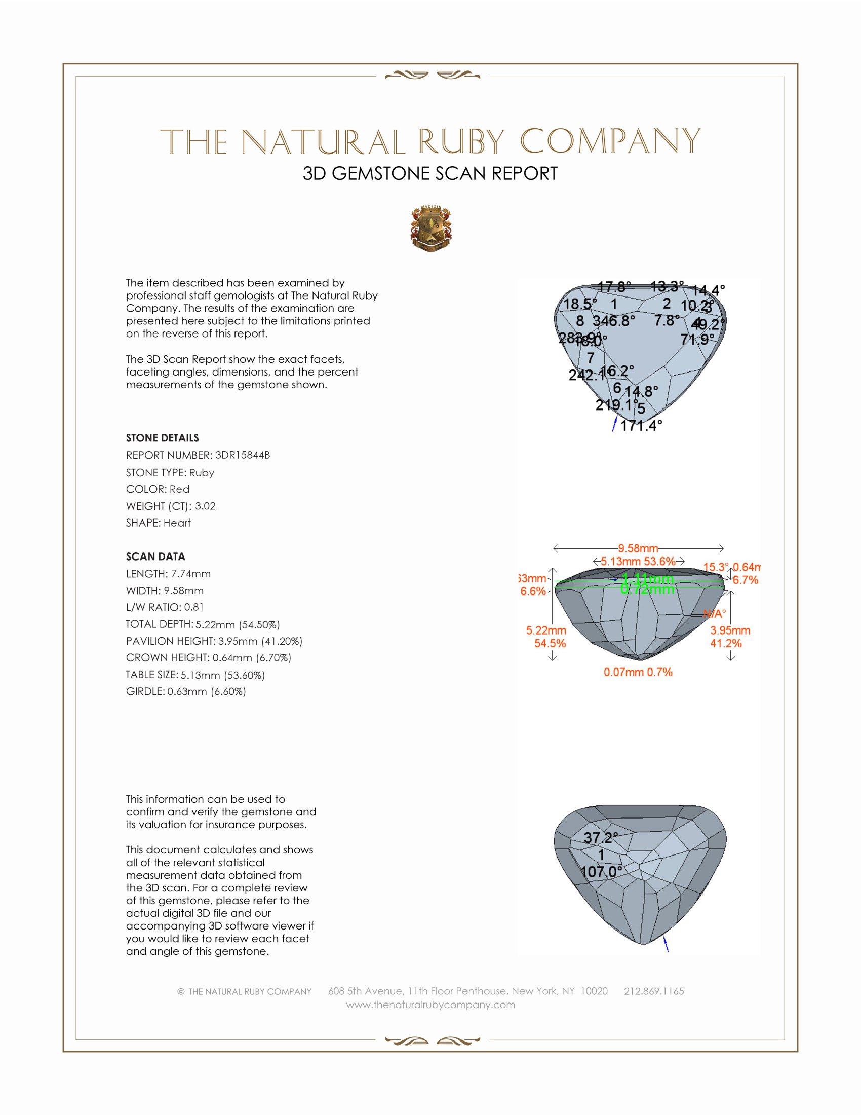 3.02 Ct. Ruby from Mozambique