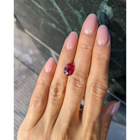 3.34 Ct. Ruby from Mozambique Life Style