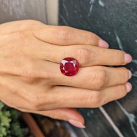 8.39 Ct. Ruby from Mozambique Life Style