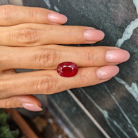 8.12 Ct. Ruby from Mozambique Life Style