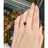 3.41 Ct. Ruby from Mozambique Life Style
