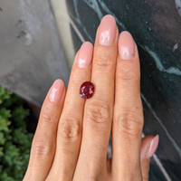 3.41 Ct. Ruby from Mozambique Life Style
