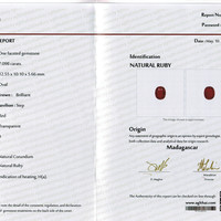 7.09 Ct. Ruby from Mozambique Scan Report