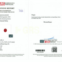 6.06 Ct. Ruby from Mozambique Scan Report