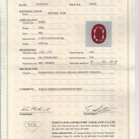 9.60 Ct. Ruby from Burma (Myanmar) Scan Report