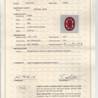 9.60 Ct. Ruby from Burma (Myanmar) Scan Report