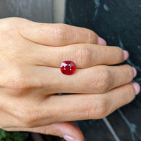 3.04 Ct. Ruby from Burma (Myanmar) Life Style