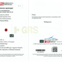 3.01 Ct. Ruby from Mozambique Scan Report