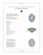 1.07 Ct. Ruby from Mozambique 3 D Scan Report