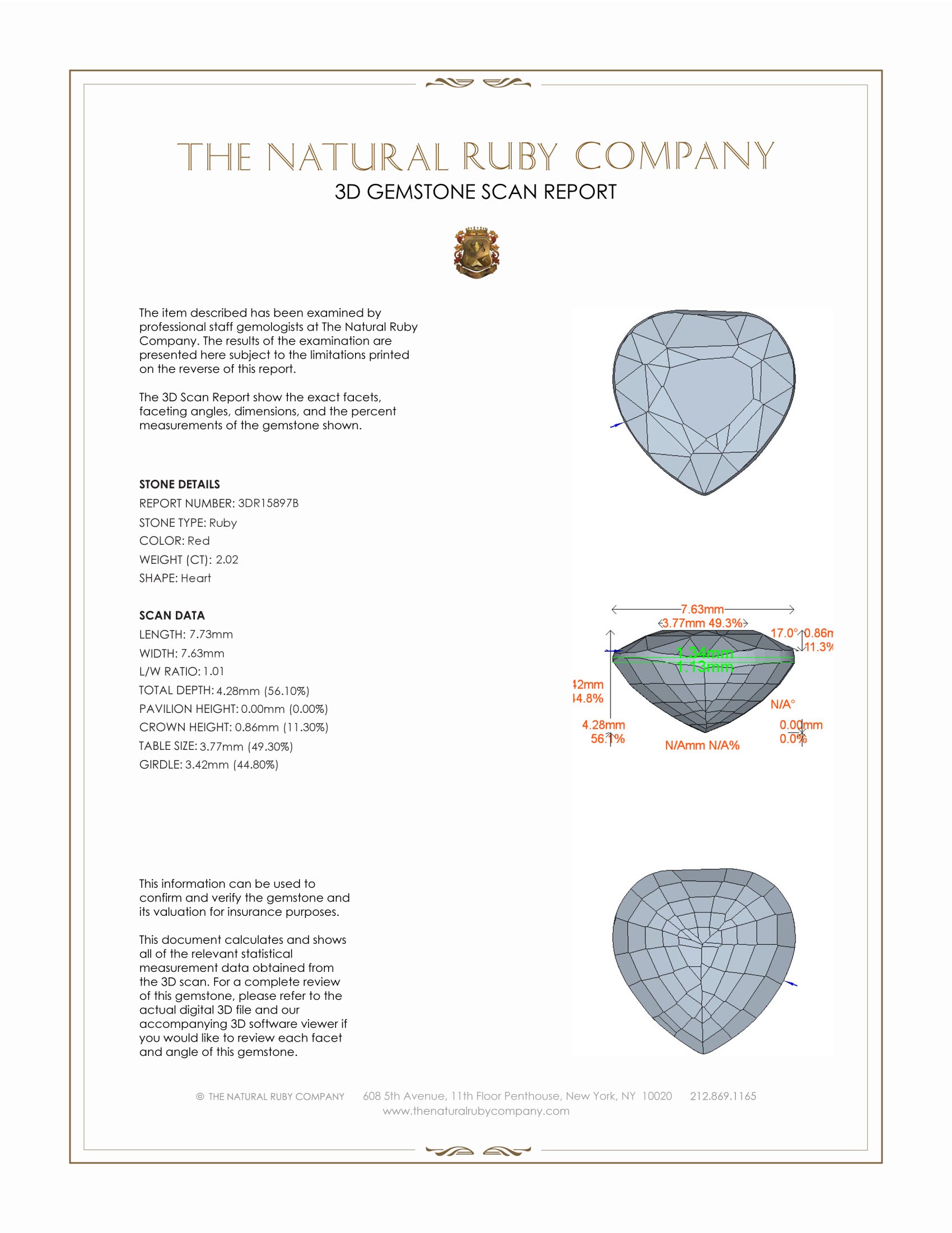 2.02 Ct. Ruby from Mozambique