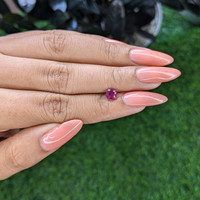 0.89 Ct. Ruby from Tanzania Life Style