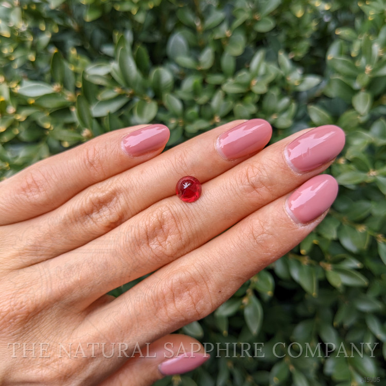 2.33 Ct. Cabochon Ruby from Mozambique