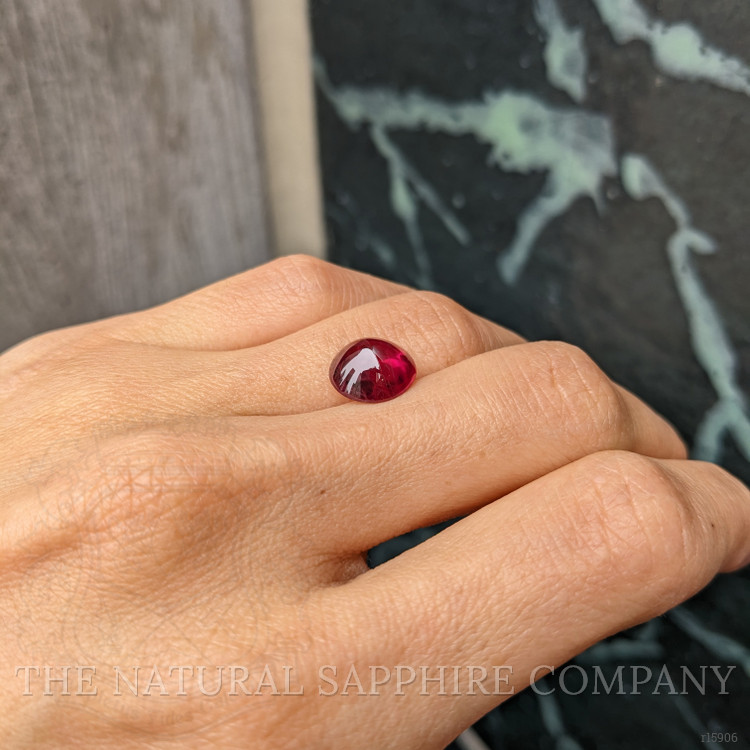 4.72 Ct. Cabochon Ruby from Mozambique