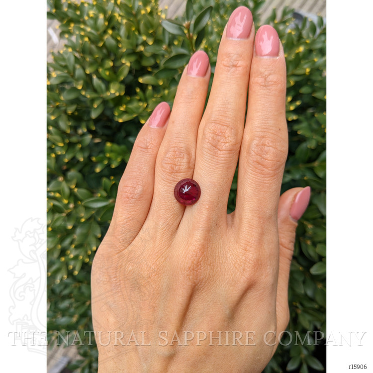 4.72 Ct. Cabochon Ruby from Mozambique