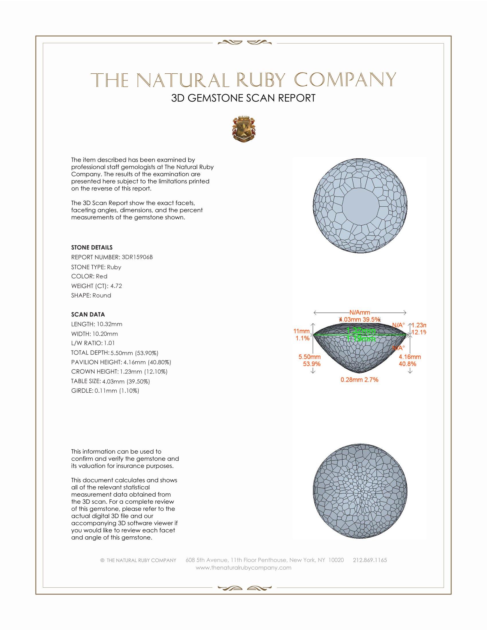 4.72 Ct. Cabochon Ruby from Mozambique