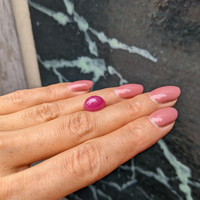 6.05 Ct. Cabochon Ruby from Mozambique Life Style