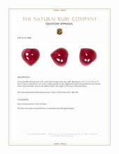 6.09 Ct. Cabochon Ruby from Mozambique Appraisal