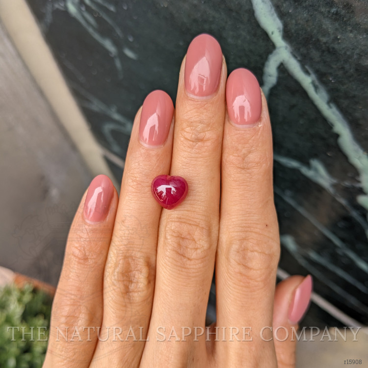 6.09 Ct. Cabochon Ruby from Mozambique