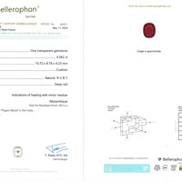 4.04 Ct. Ruby from Mozambique Scan Report