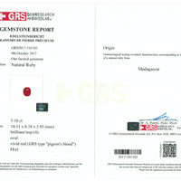 5.10 Ct. Ruby from Mozambique Scan Report