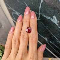 4.98 Ct. Ruby from Mozambique Life Style