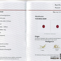 4.33 Ct. Ruby from Mozambique Scan Report