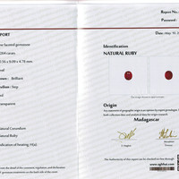 4.26 Ct. Ruby from Mozambique Scan Report