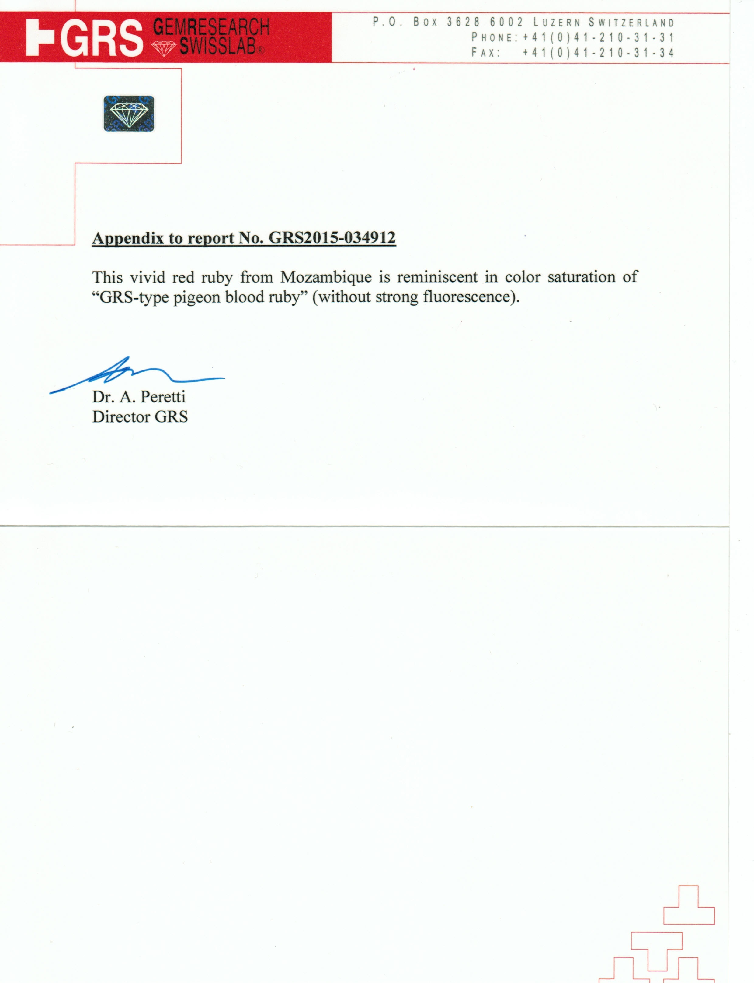 3.07 Ct. Ruby from Mozambique