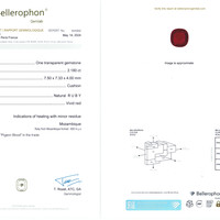 2.18 Ct. Ruby from Mozambique Scan Report