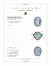2.07 Ct. Ruby from Mozambique 3 D Scan Report