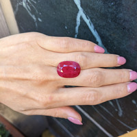 19.53 Ct. Ruby from Mozambique Life Style