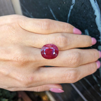 14.25 Ct. Ruby from Mozambique Life Style