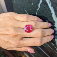12.80 Ct. Ruby from Mozambique Life Style