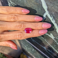 5.49 Ct. Ruby from Mozambique Life Style