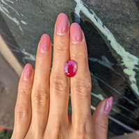 5.49 Ct. Ruby from Mozambique Life Style