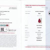5.30 Ct. Ruby from Mozambique Scan Report