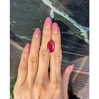 8.25 Ct. Ruby from Mozambique Life Style