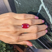 8.25 Ct. Ruby from Mozambique Life Style